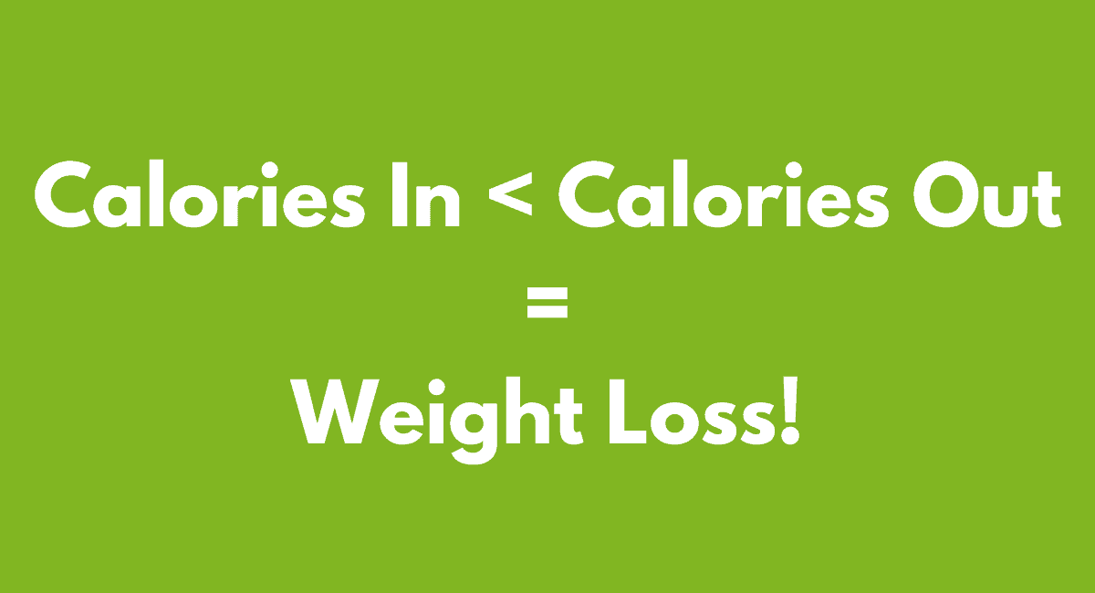 simple formula to losing weight 